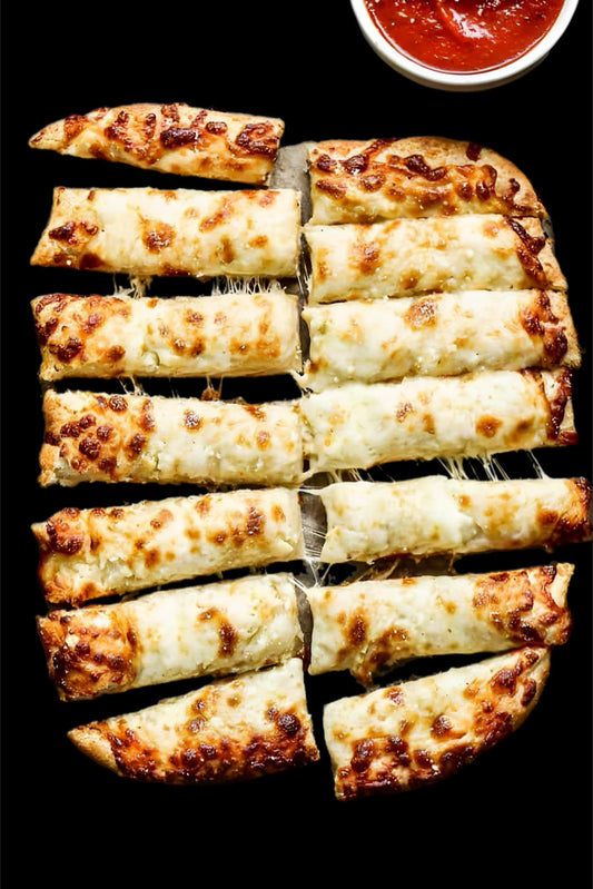 Pizzas au parmesan / Parmesan pizza